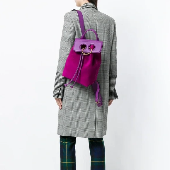 JW ANDERSON Tan Backpack with Gold Accents - Picture 6 of 16